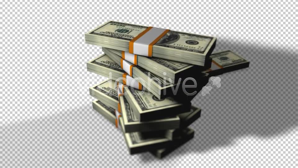 Stacked Dollars Falling - Download Videohive 4442766