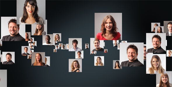 Staff Photos To Logo - Videohive Download 3468737