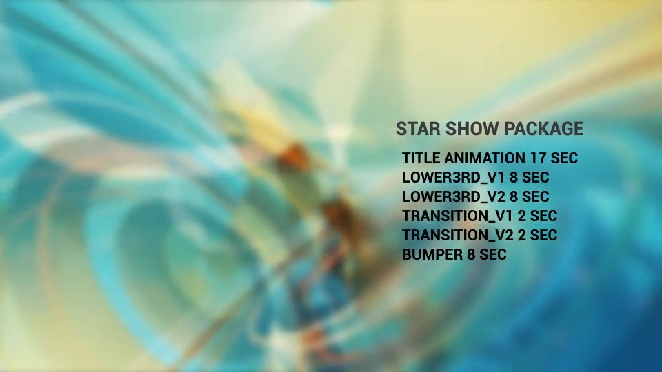 Star Show Package Videohive 28622881 After Effects Image 10