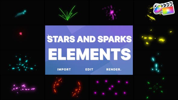 Stars and Sparks Pack | FCPX - Download 33669227 Videohive