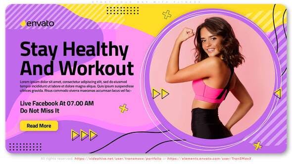 Start Your Day With Fitness. Training Course - Download 32228866 Videohive