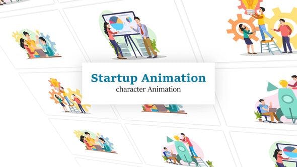 Startup Character Scene Animation Pack - Download Videohive 36044995