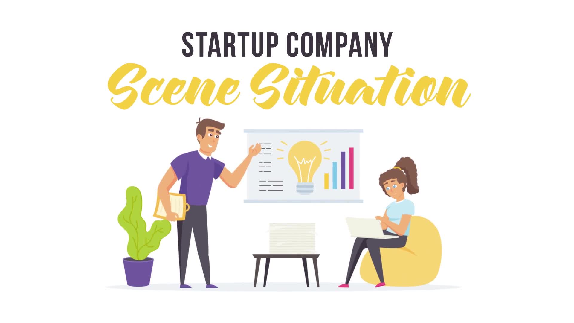Startup company Scene Situation Videohive 28255724 After Effects Image 1