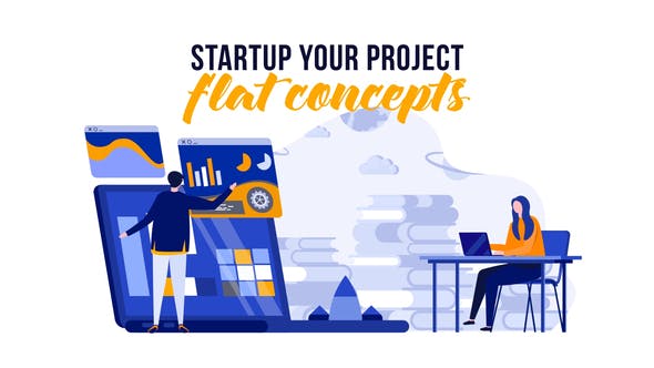 Startup your project Flat Concept - Download 29529360 Videohive