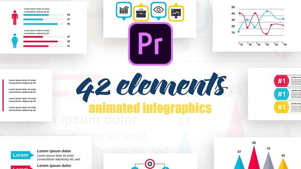 Statistic Infographics Vol.34 for Premiere Pro - Videohive Download 27525991