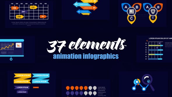 Statistic Infographics Vol.55 - Download 28113987 Videohive