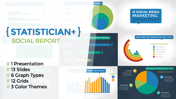 Statistician Plus Social Report - Download Videohive 9527991