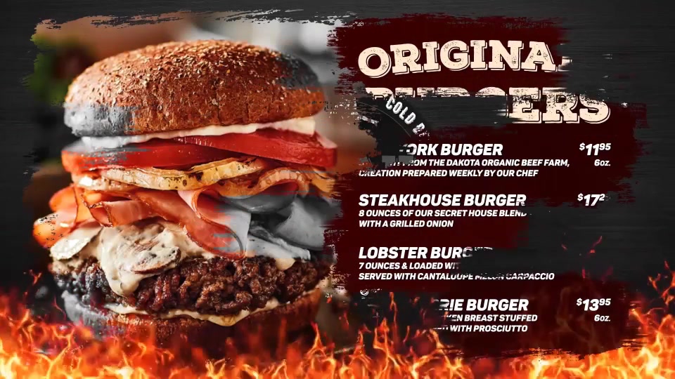 Steak & Burger Restaurant Promo Videohive 20995392 After Effects Image 5