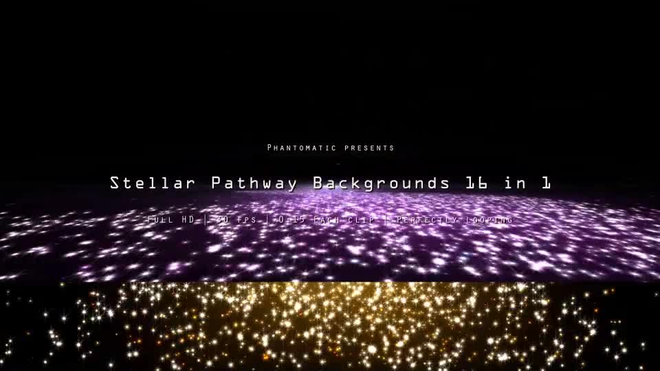 Stellar Pathway Backgrounds Pack - Download Videohive 11738703