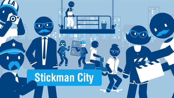 Stickman City Explainer Video Kit - Download Videohive 20299151