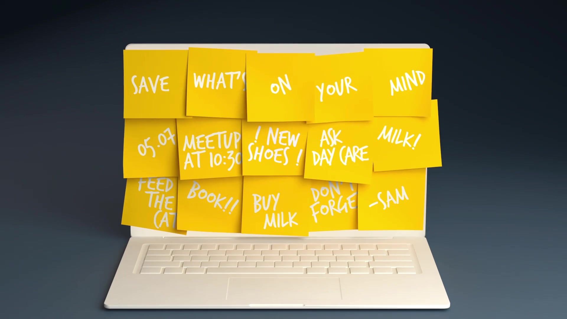 Sticky Notes Promo Logo Videohive 33705112 After Effects Image 4