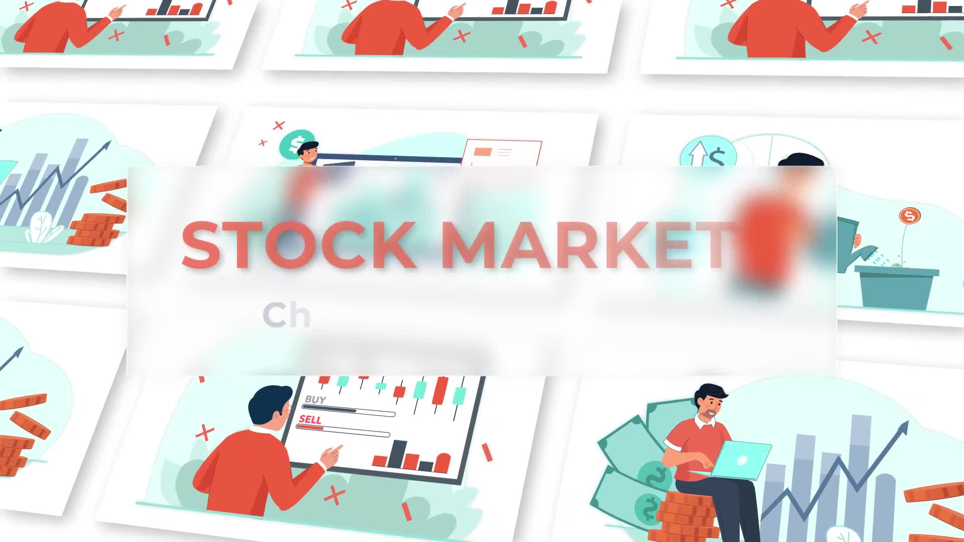 Stock Market Animation Scene Pack Videohive 37069848 After Effects Image 1