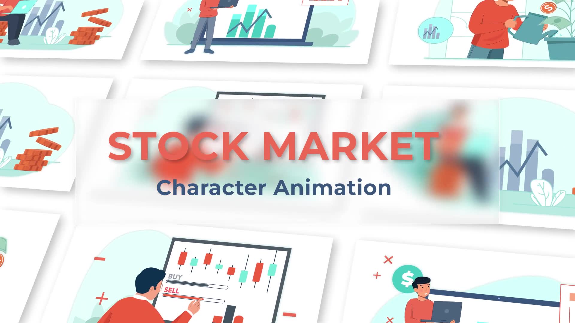 Stock Market Animation Scene Pack Videohive 37069848 After Effects Image 2