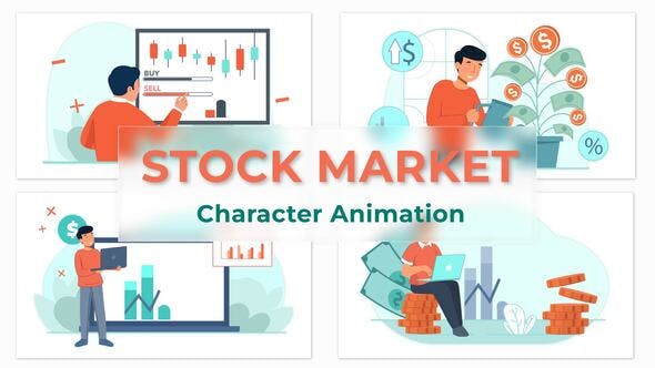 Stock Market Animation Scene Pack - Download 37069848 Videohive
