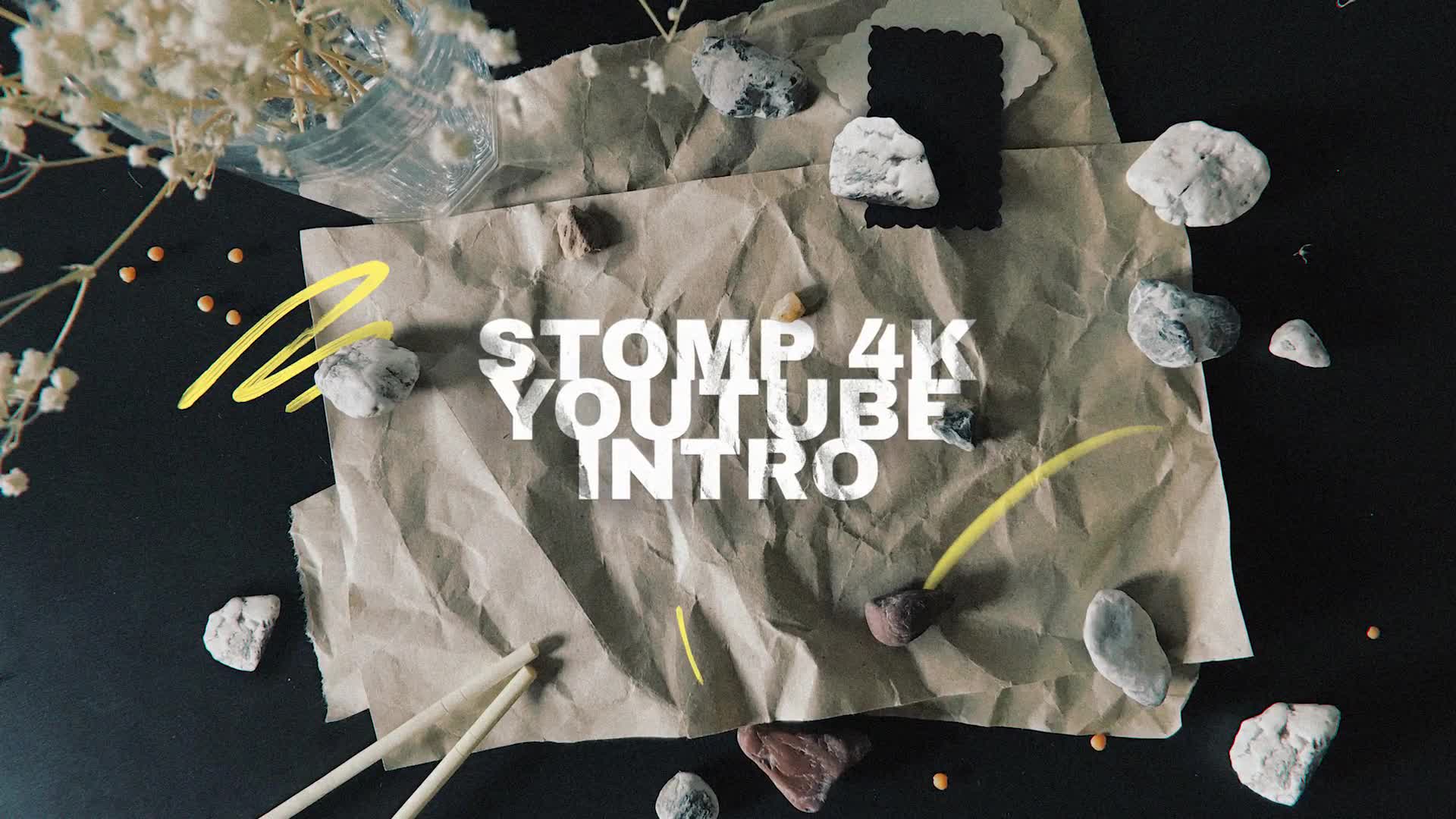Stomp 4K Youtube Intro/ Typography/ Grunge/ Hand Made Opener/ Kitchen/ Fast/ Dynamic/ Clap/ Modern Videohive 28447920 After Effects Image 7
