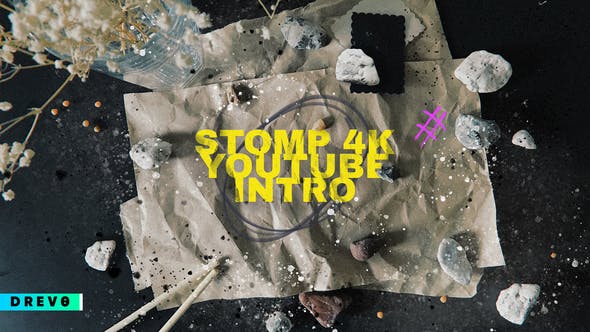 Stomp 4K Youtube Intro/ Typography/ Grunge/ Hand Made Opener/ Kitchen/ Fast/ Dynamic/ Clap/ Modern - Download 28447920 Videohive