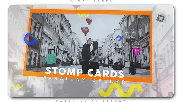 Stomp Cards Parallax Opener - Download Videohive 20402797