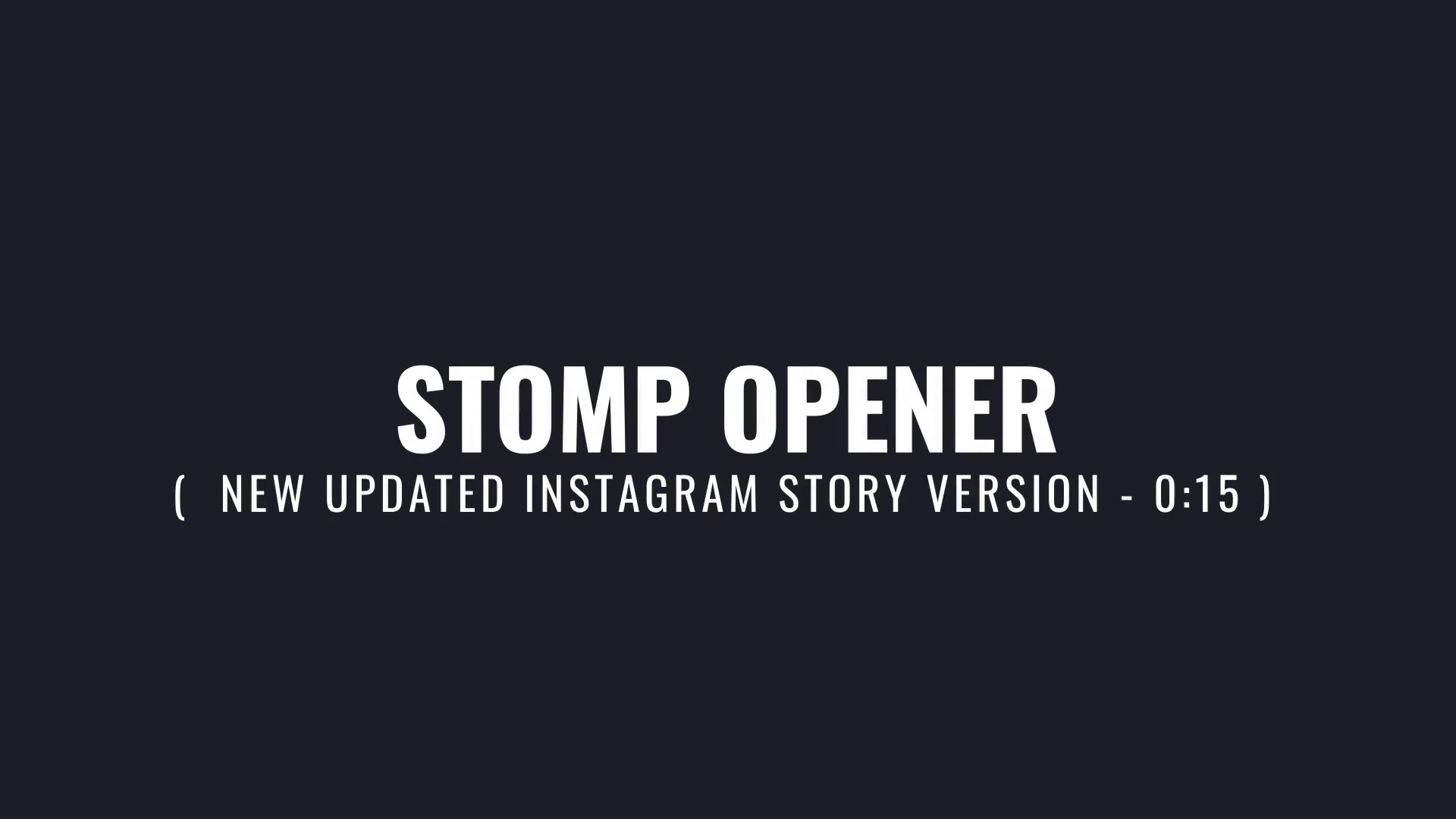 Stomp Opener Videohive 22727719 After Effects Image 9