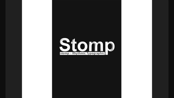 Stomp Rhythmic Typographic - Download Videohive 21606770