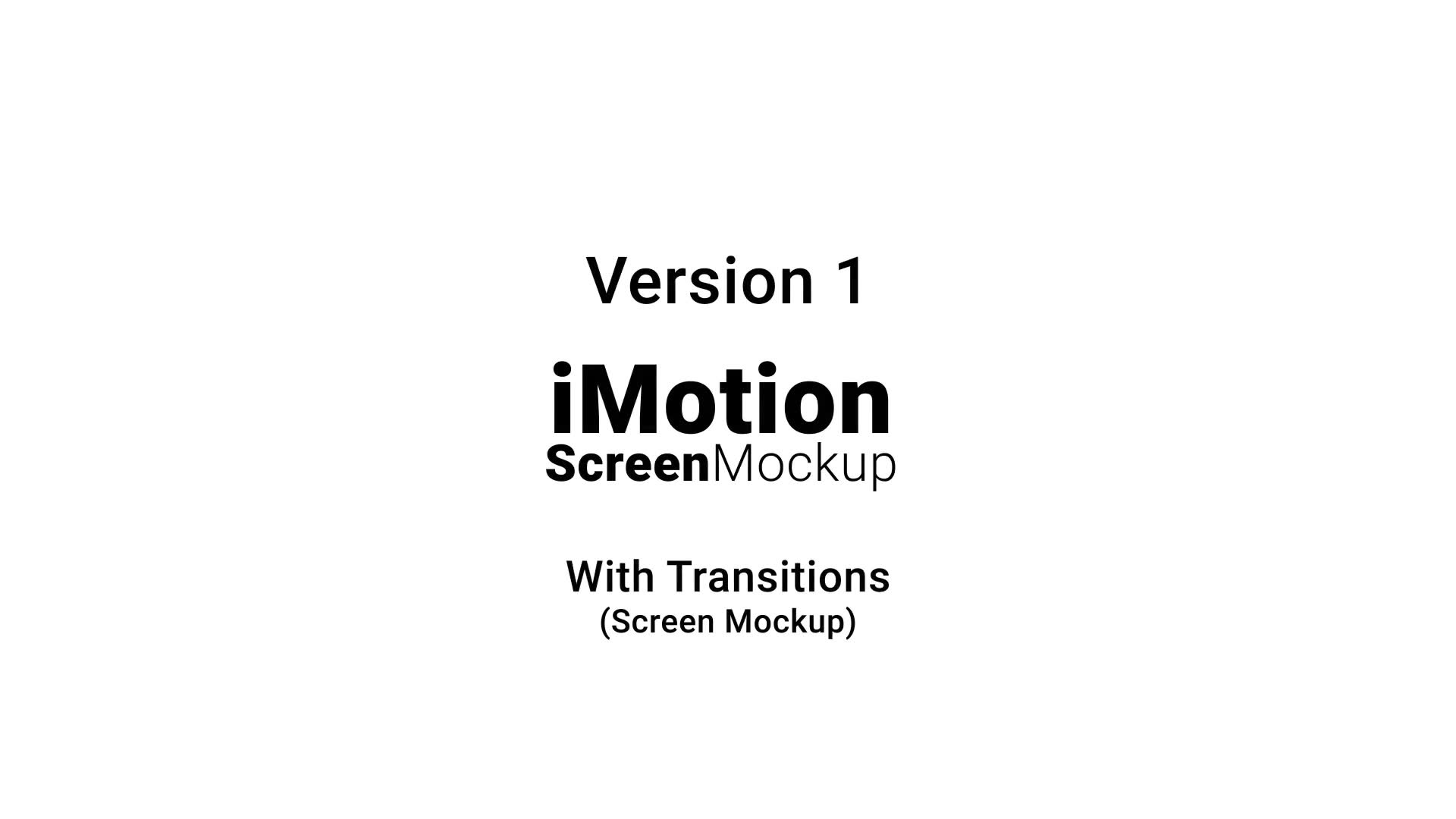 Stomp Screen Mockup Opener - Download Videohive 21654917