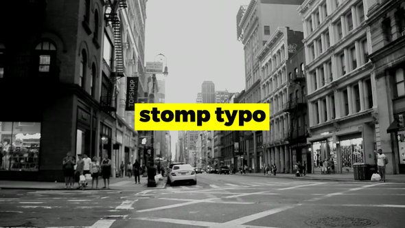 Stomp Typo Opener - Download Videohive 22732061