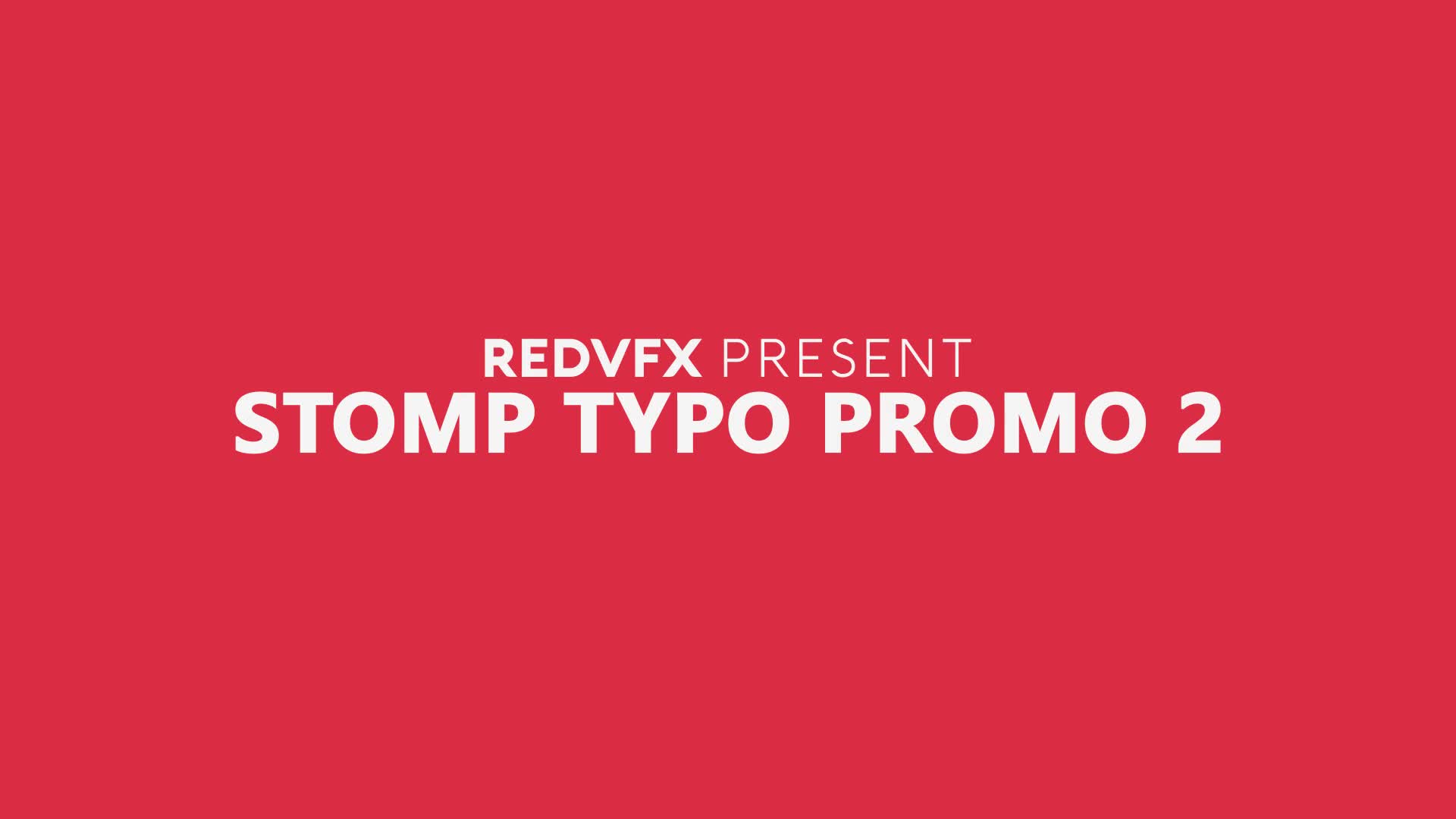 Stomp Typo Promo 2 Videohive 33220734 After Effects Image 1