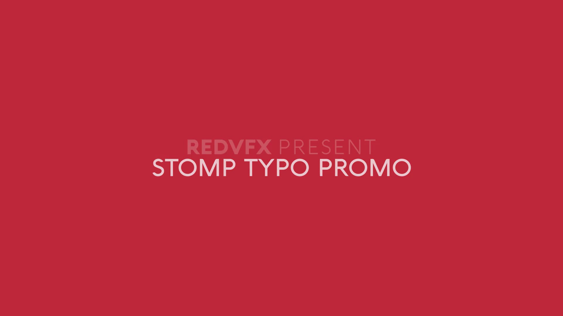 Stomp Typo Promo Videohive 29709341 After Effects Image 2
