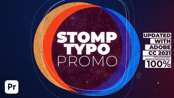 Stomp Typo Promo for Premiere Pro - Videohive Download 34333788