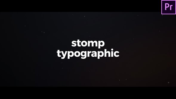 Stomp Typography - Download Videohive 22009544