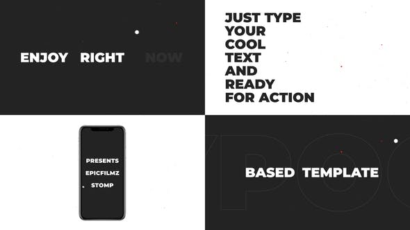 Stomp Typography Opener - 23627510 Videohive Download