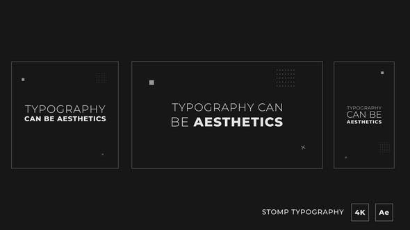 Stomp Typography Promo - Videohive 33531134 Download