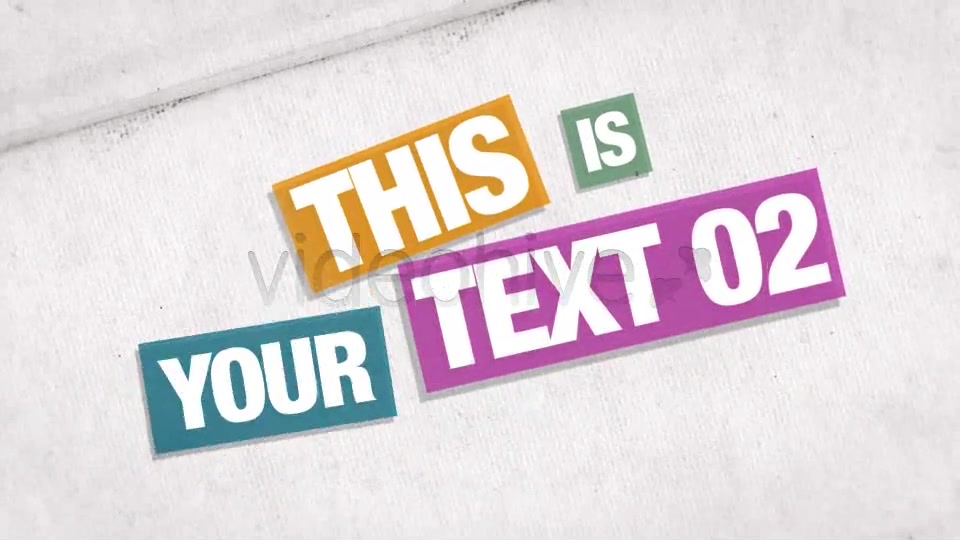 Stop Motion Typography - Download Videohive 8273569