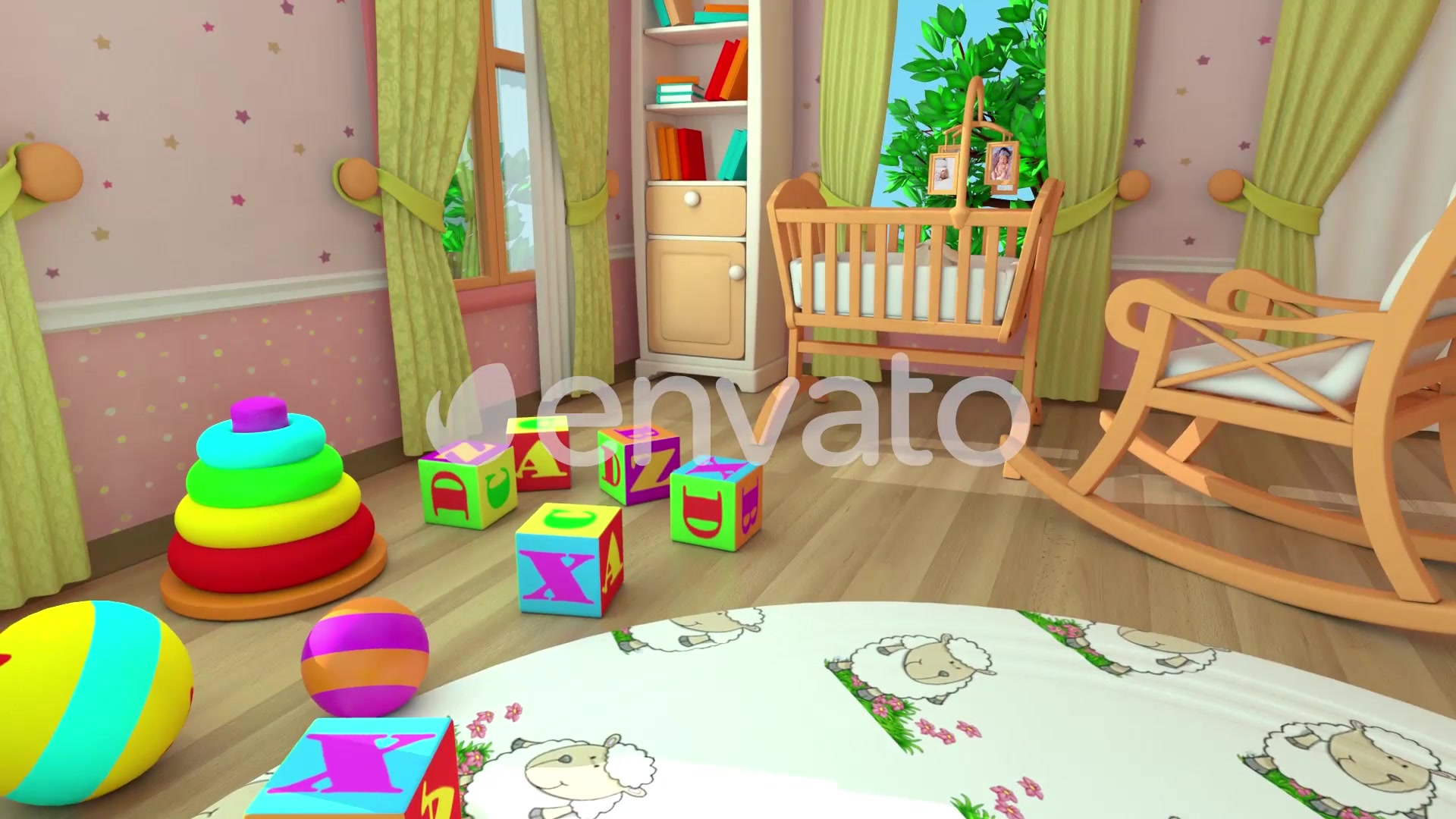 Stork and baby (2 in 1) Videohive 27046193 After Effects Image 10