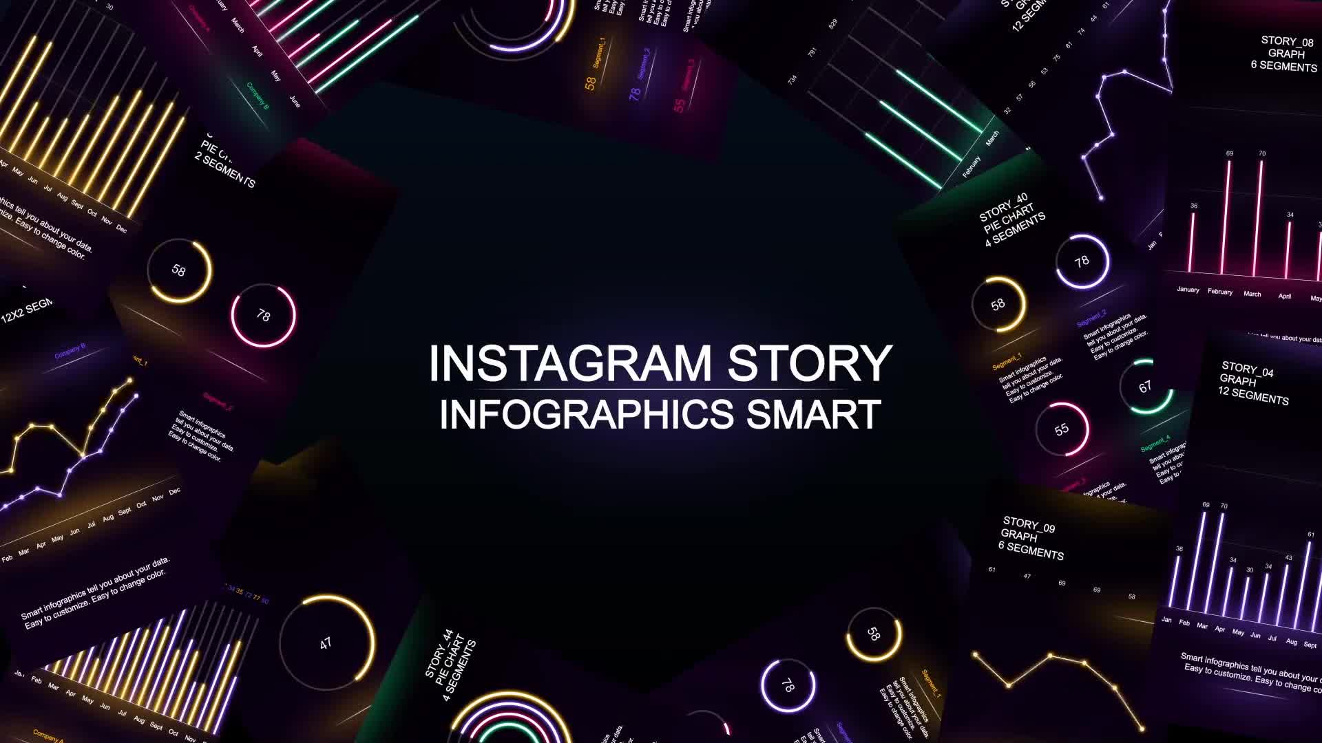 Story glowing infographics Videohive 25104595 After Effects Image 1