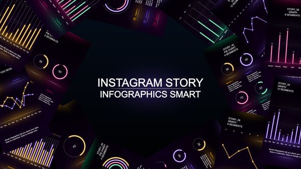 Story glowing infographics - Download Videohive 25104595
