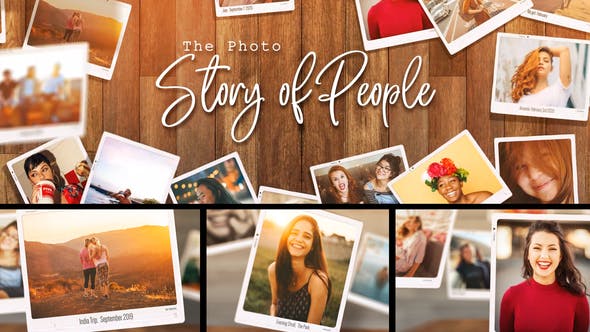 Story Of People Photo Showreel - Videohive Download 23534565
