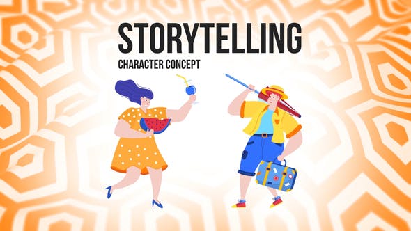 Storytelling Flat Concept - 28862982 Download Videohive
