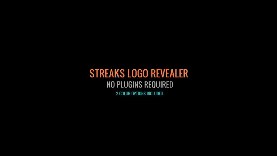 Streaks Logo Revealer Videohive 12448501 After Effects Image 1