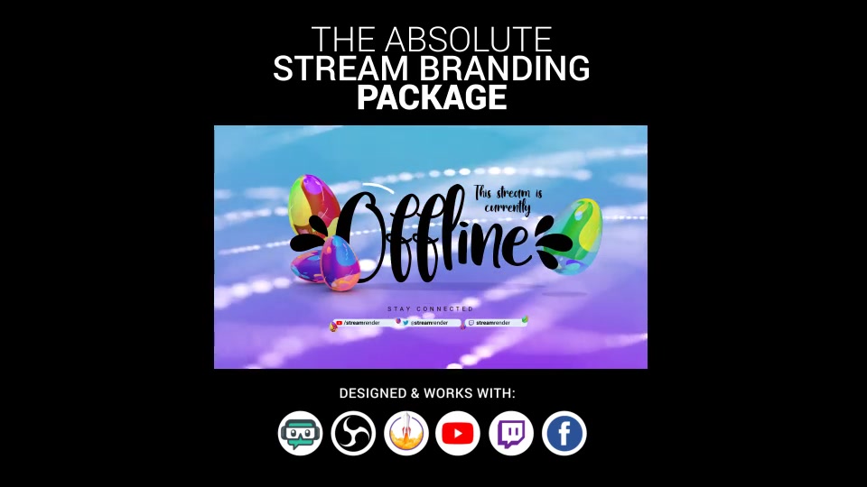 Stream Branding Package. Stream Overlays. Happy Easter Edition. Videohive 30886873 After Effects Image 13
