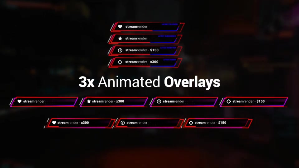 Stream Branding Package. Stream Overlays. Videohive 29442803 After Effects Image 6