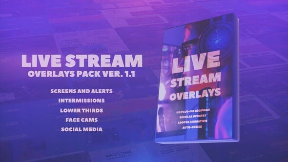 Stream Overlays Pack - Download Videohive 29422618