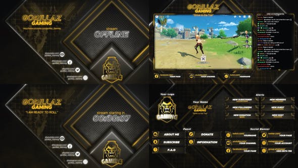 Streamer Broadcasting Pack - Videohive 29802998 Download
