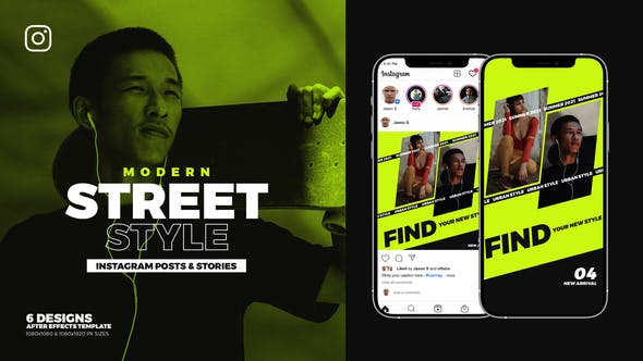 Street Style Instagram Ad B93 - Videohive Download 33117681