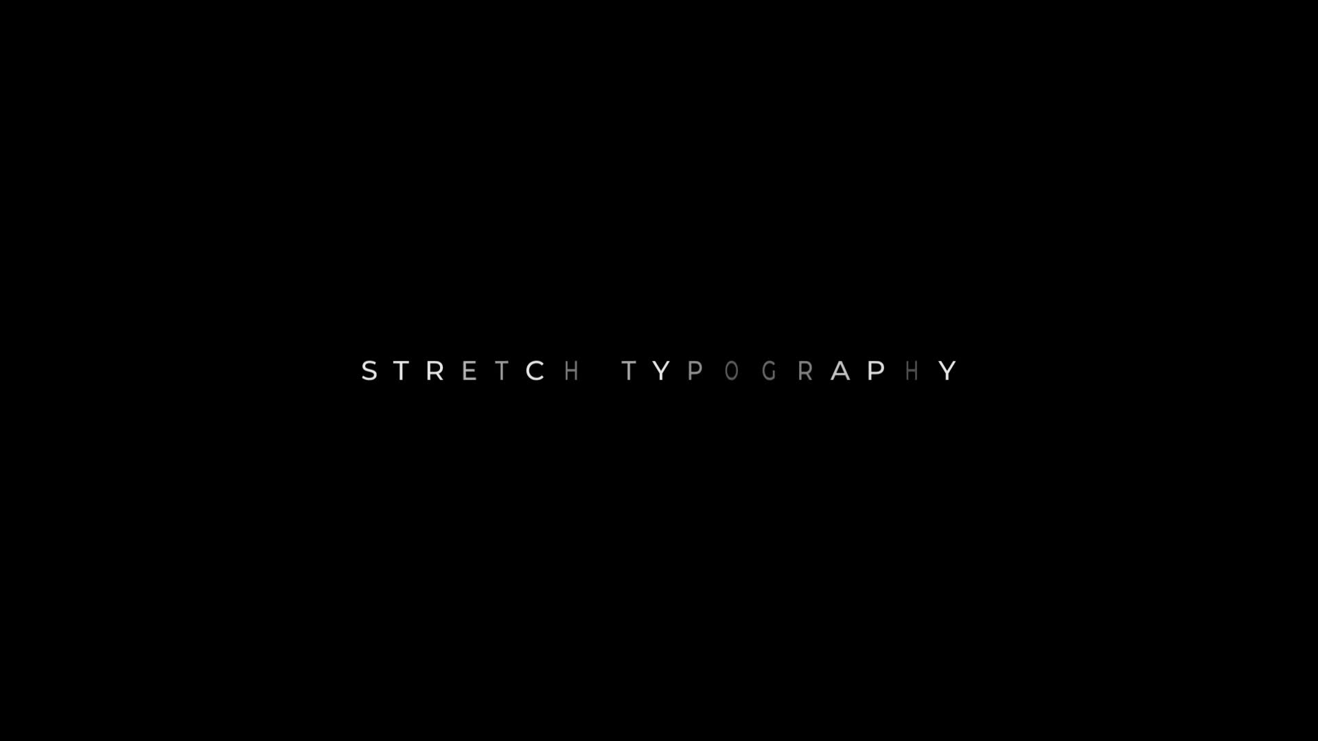 Stretch Typography Videohive 28402554 Premiere Pro Image 1