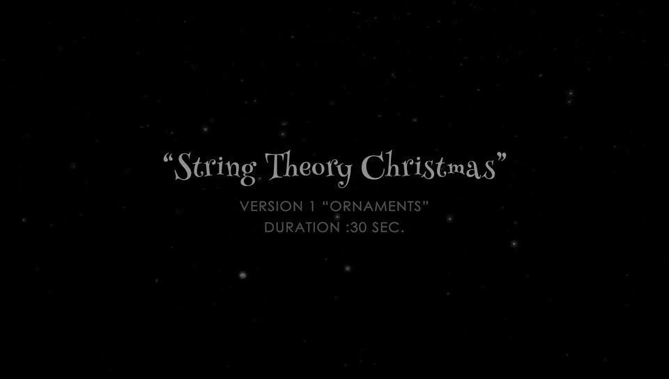 String Theory Christmas Greetings - Download Videohive 9358109