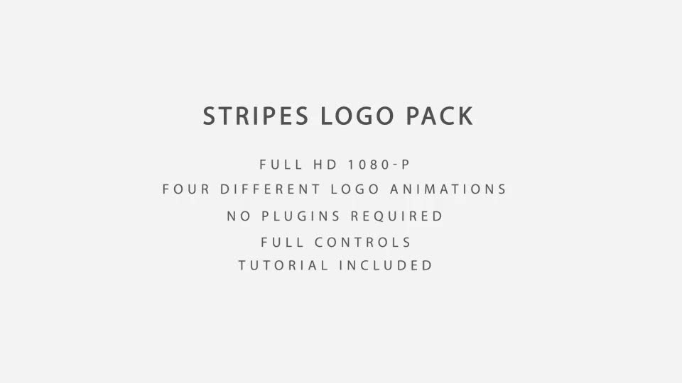Stripes Logo Reveal Pack Videohive 24853603 After Effects Image 1