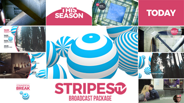 Stripes tv Broadcast Package - Download Videohive 14913952