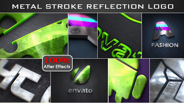 Stroke Metal Reflection Logo - Download Videohive 6163882