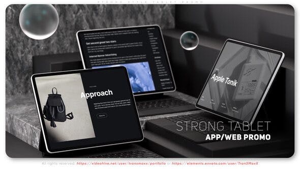 Strong Style Tablet Promo - 39160874 Videohive Download