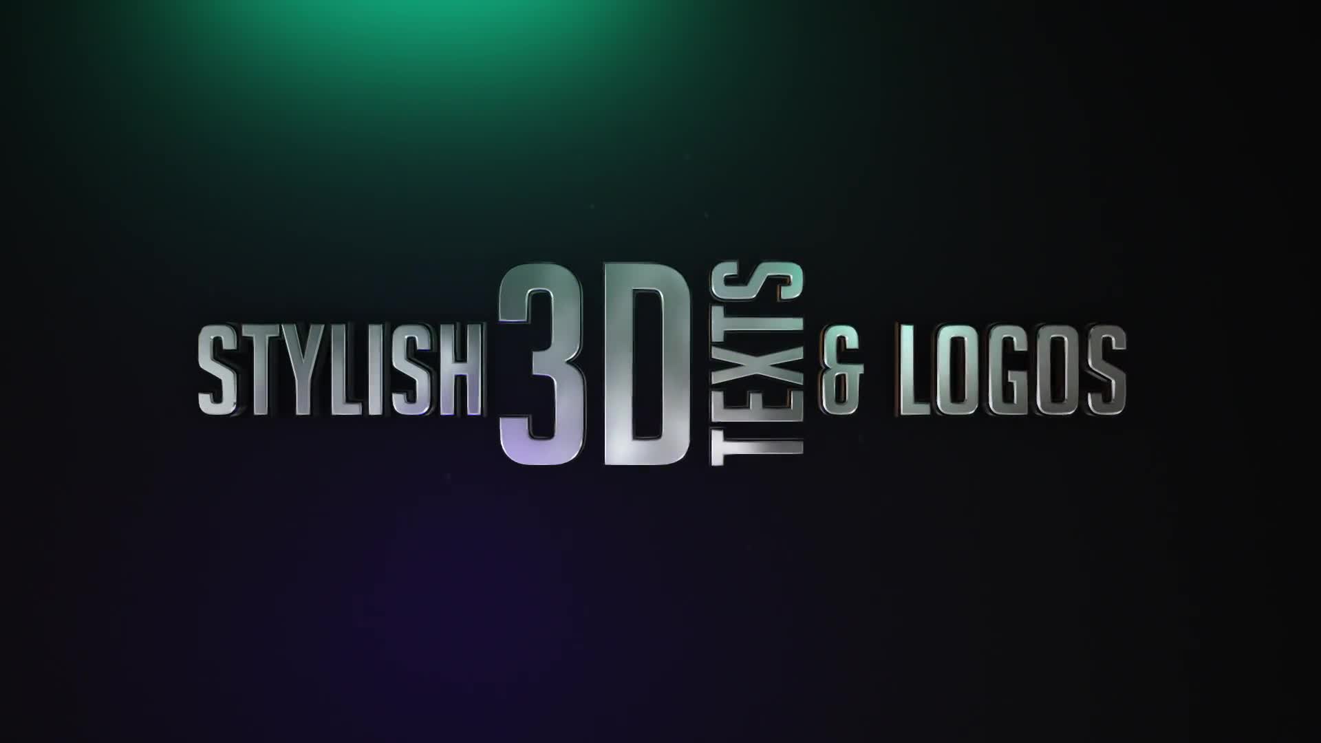 Stylish 3D Texts and Logos Videohive 24123156 After Effects Image 1